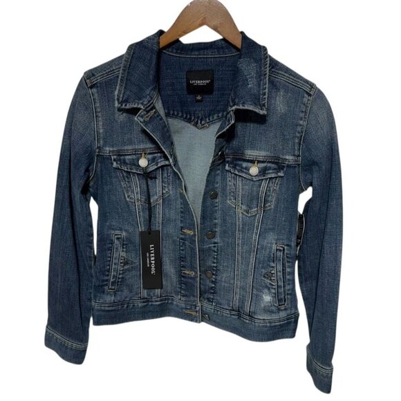 Liverpool Jeans Company Jackets & Blazers - NWT Liverpool Denim Jacket Blue Size Small